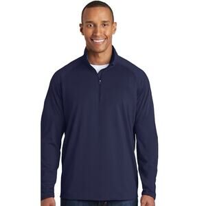 Ten Thousand The Over Zip Pullover Navy Blue Active Wear Running Sporty Size M